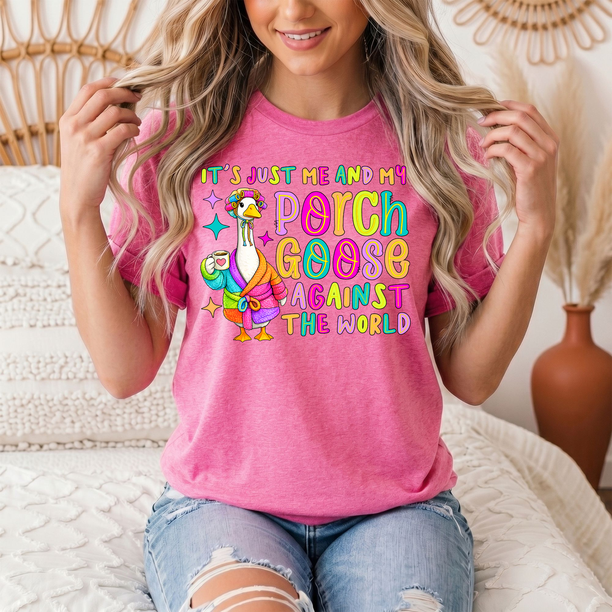 Me and My Porch Goose Against the World Graphic Tee
