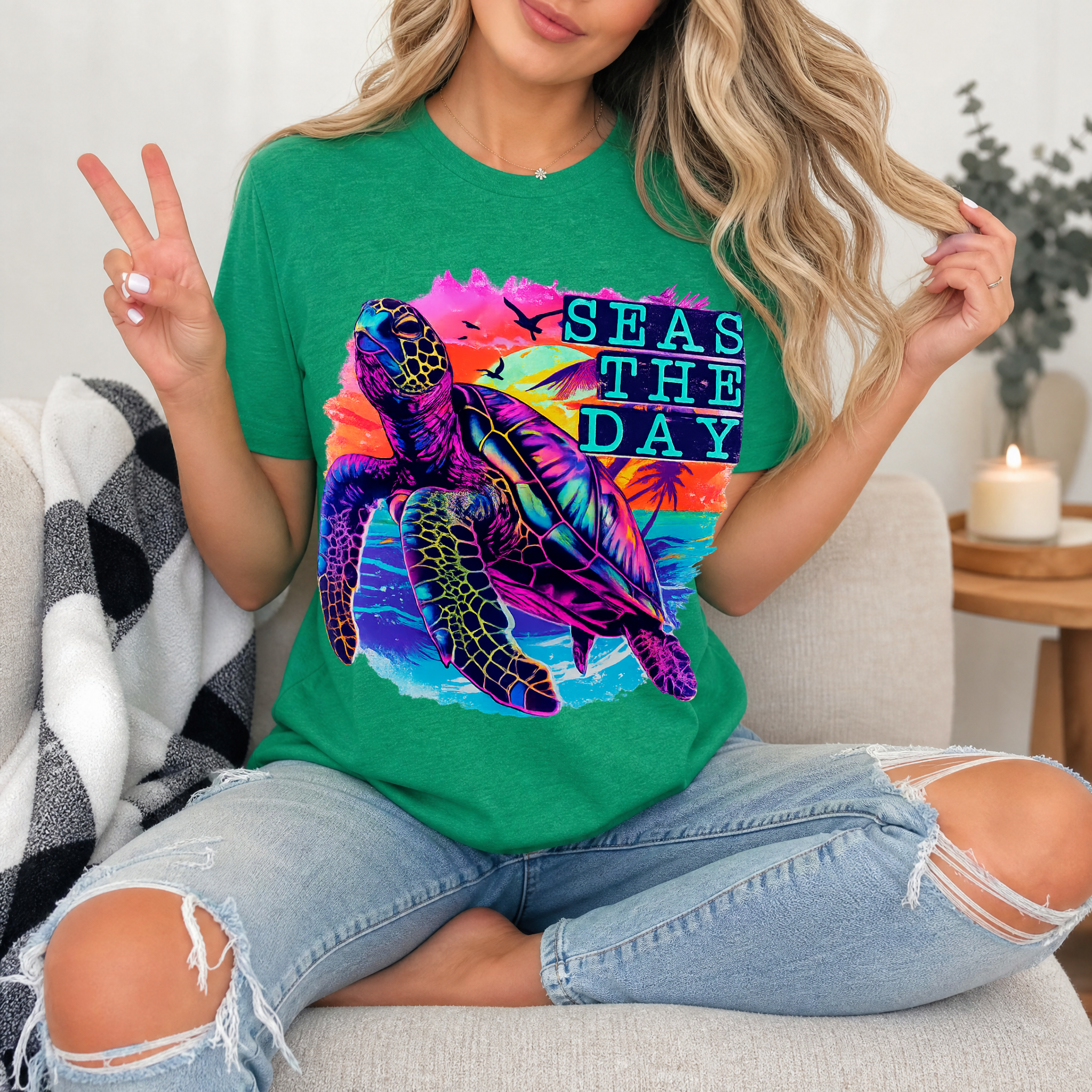 Seas The Day Premium Graphic Tee