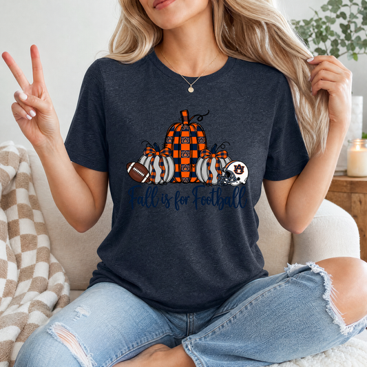 Fall Is For Football - Auburn Premium Graphic Tee