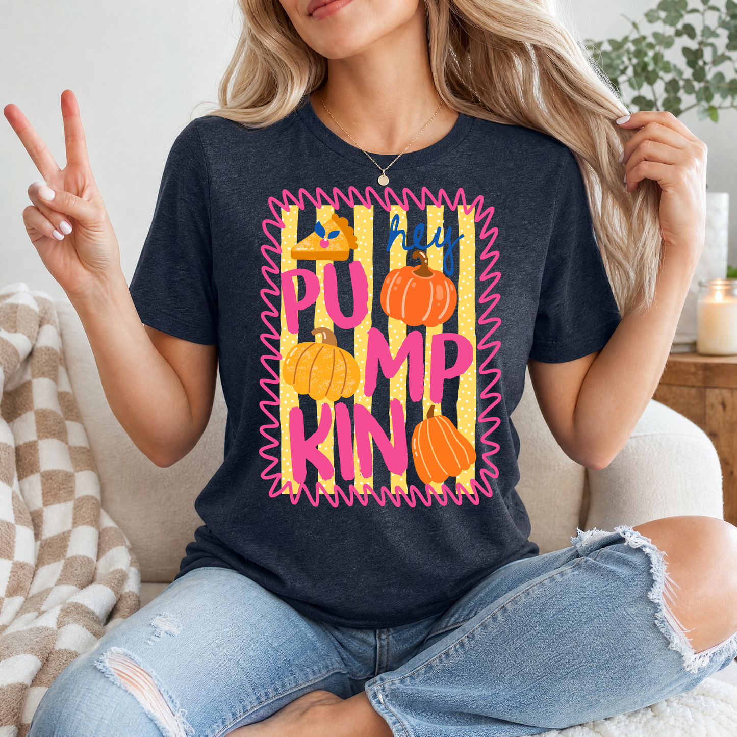 Hey Pumpkin Premium Graphic Tee