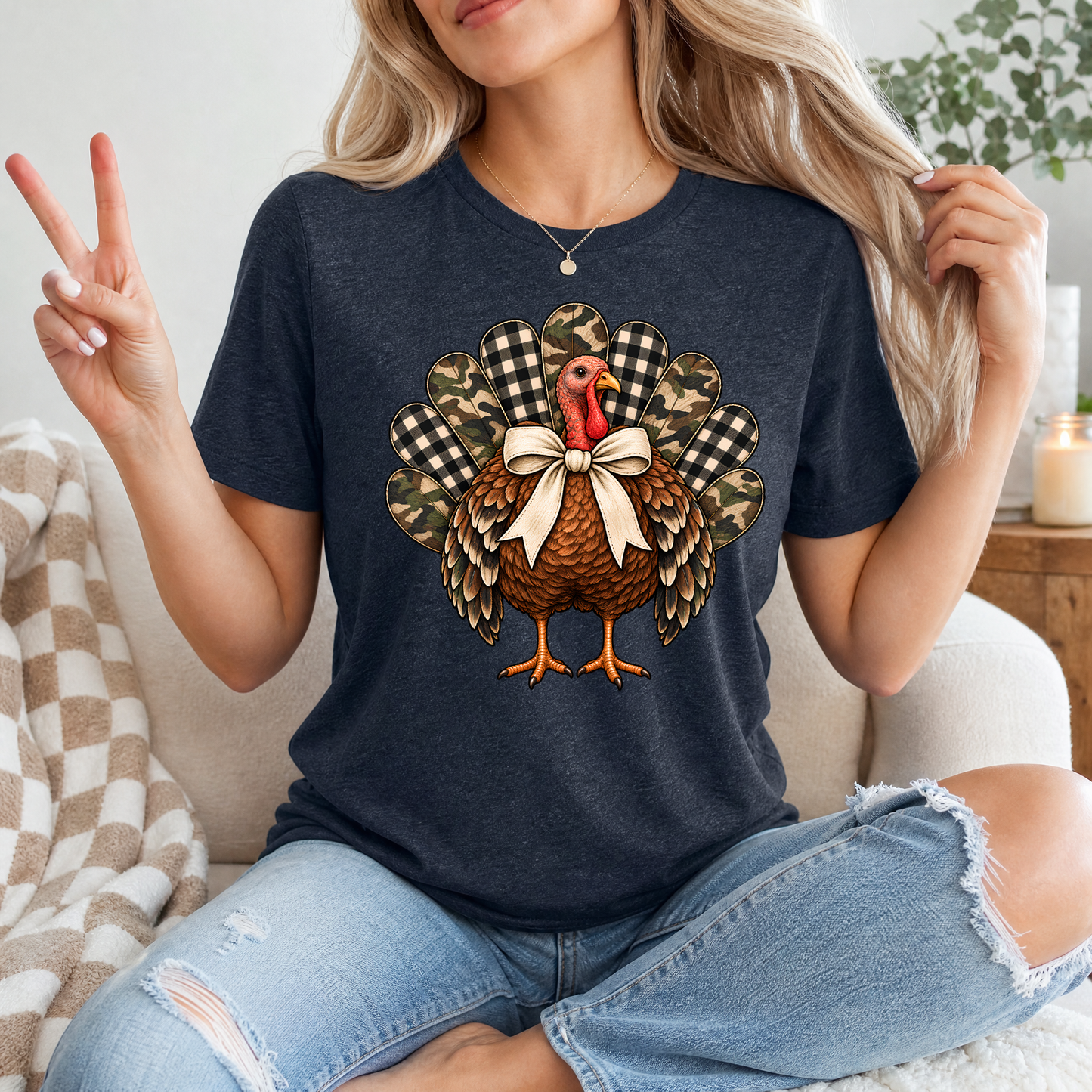 Camo Turkey Premium Graphic Tee