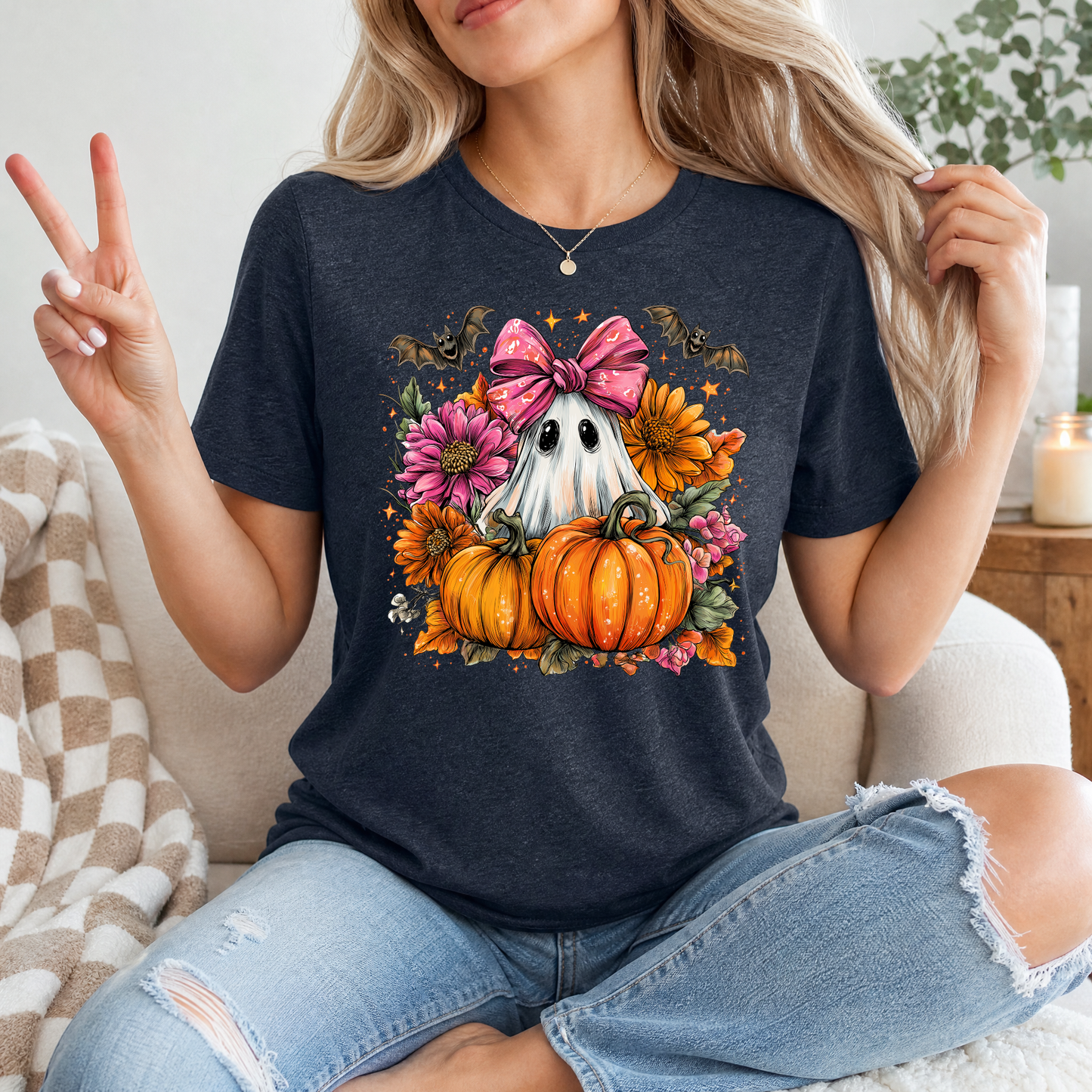 Pumpkin Patch Boo Premium Graphic Tee