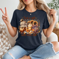 Just a Girl Who Loves Fall Football Premium Graphic Tee
