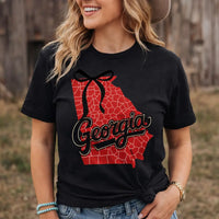 Georgia State Graphic Tee | Georgia Pride Shirt | Southern State Map Shirt K's Krafty Barn
