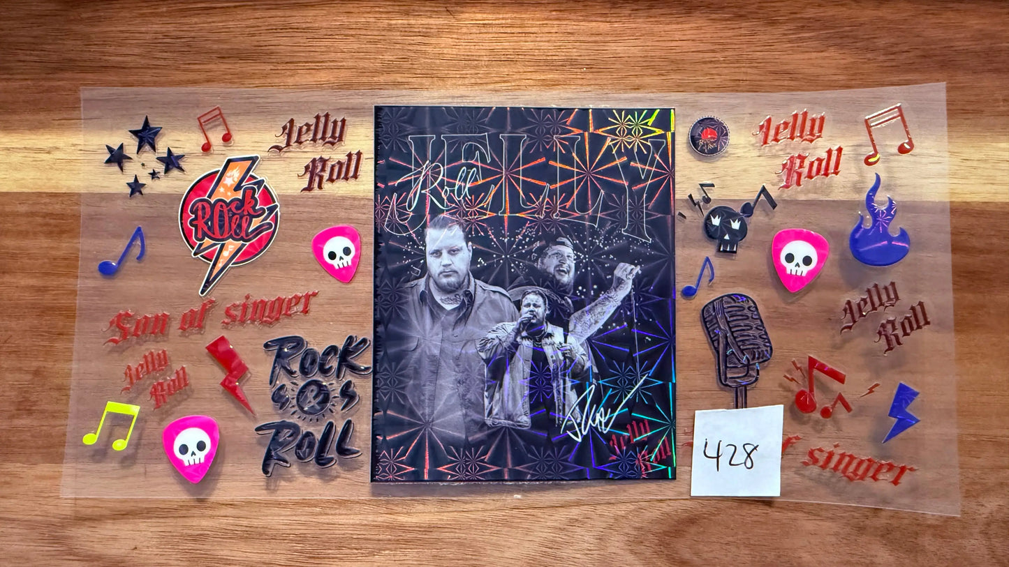 #428 Jelly Rock and Roll- Holographic K's Krafty Barn
