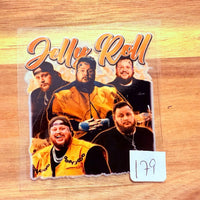 #179 Jelly Roll with yellow writing K's Krafty Barn