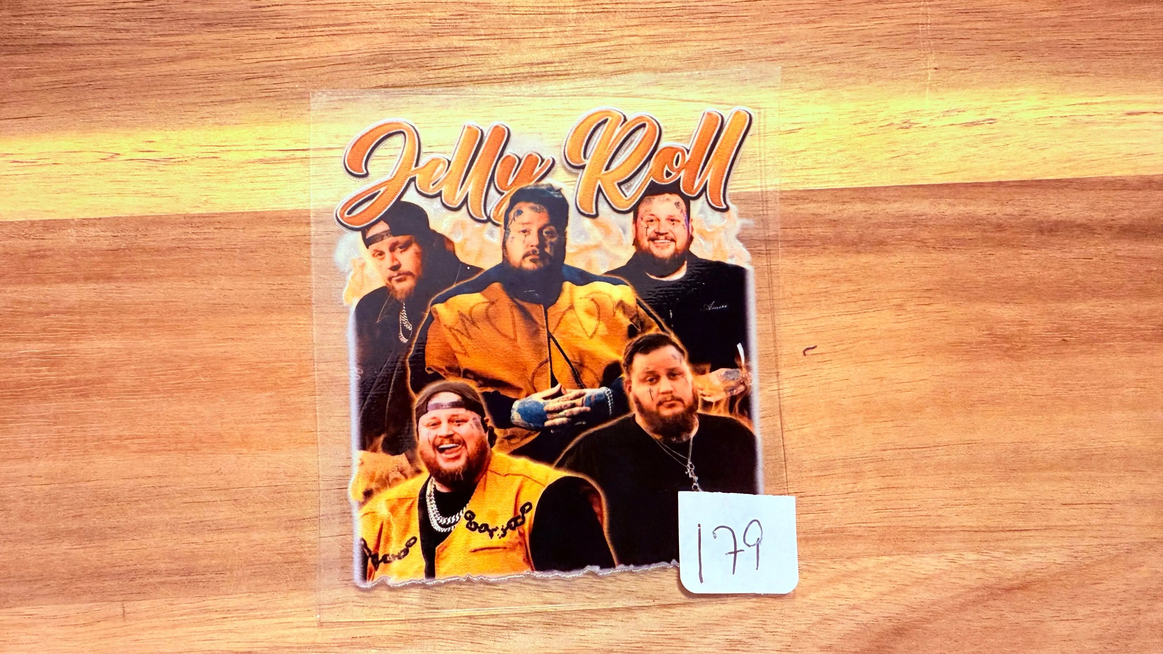 #179 Jelly Roll with yellow writing K's Krafty Barn