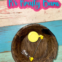 Beadable Bar Badge Reels K's Krafty Barn