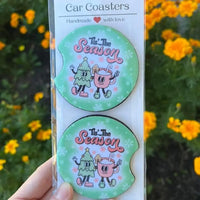 Car Coasters- choose your design. K's Krafty Barn