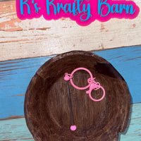 Beadable Bar Keychains K's Krafty Barn