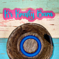 65mm Silicone Round Ring- solid colors K's Krafty Barn
