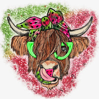 Watermelon Highland K's Crafty Vibes Co.