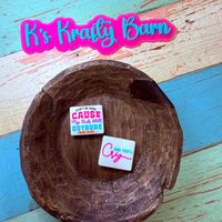 Silicone Double-Sided Focal Bead- Don’t be rude K's Krafty Barn