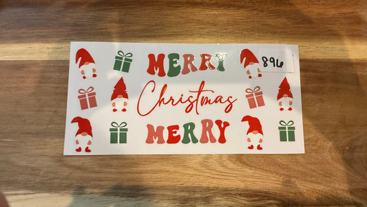 #896 Merry Christmas K's Krafty Barn
