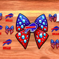 #620 Bills Football Bow K's Krafty Barn