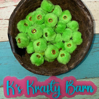20mm Fluffy Spacers for beadable items-10 pack K's Krafty Barn