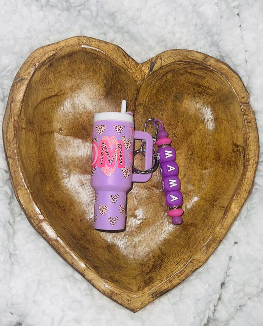 Mama Keychain/Chapstick Holder K's Crafty Vibes Co.