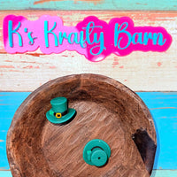 Silicone Focal Bead- Leprechaun Hat K's Krafty Barn