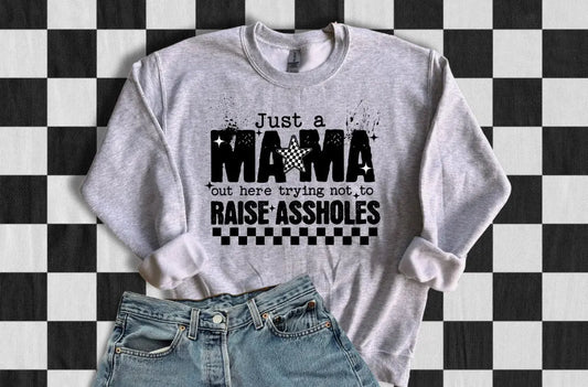 Just A Mama Trying Not To Raise Assholes K's Crafty Vibes Co.