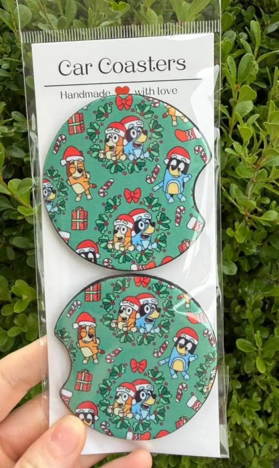 Car Coasters- choose your design. K's Krafty Barn