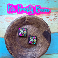 Silicone Focal Bead- Thoughts are NOT facts K's Krafty Barn