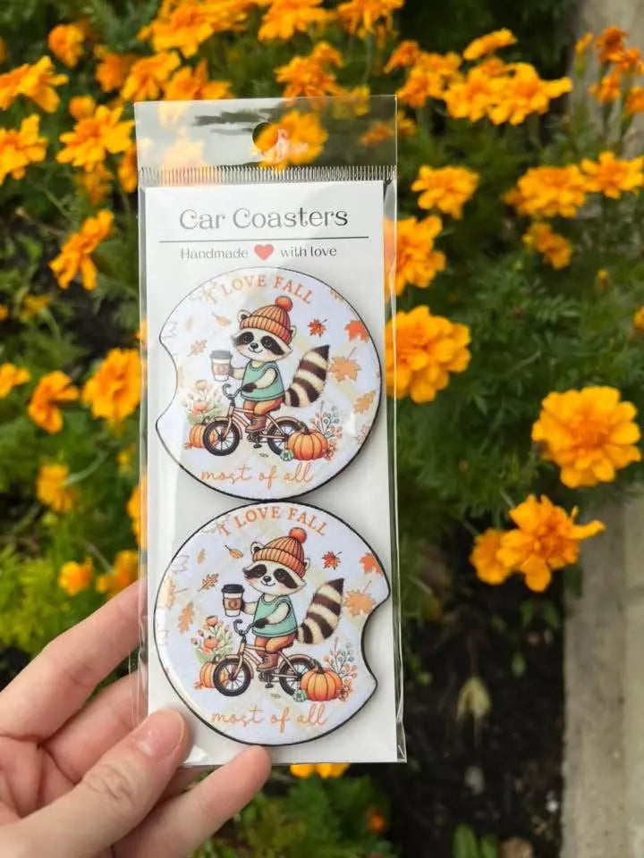 Car Coasters- choose your design. K's Krafty Barn
