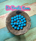 Wholesale 15mm Solid Silicone Beads- Peacock Blue