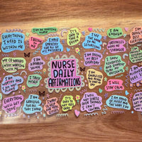 #142 Nurse Affirmations K's Krafty Barn