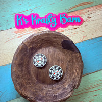 Silicone Focal Bead- Casino chip K's Krafty Barn