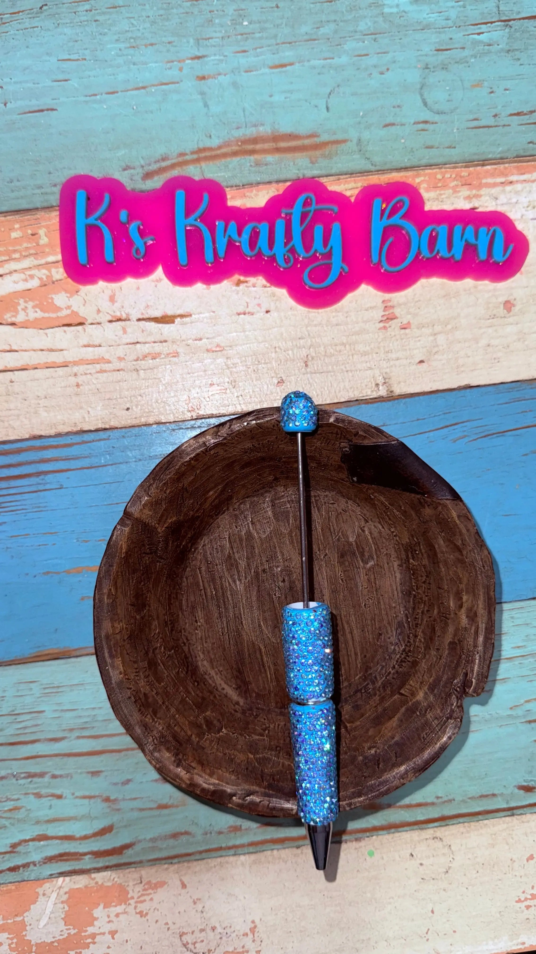 Beadable Pens-Rhinestone Super Blingy “Fancy” K's Krafty Barn