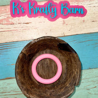 65mm Silicone Round Ring- solid colors K's Krafty Barn