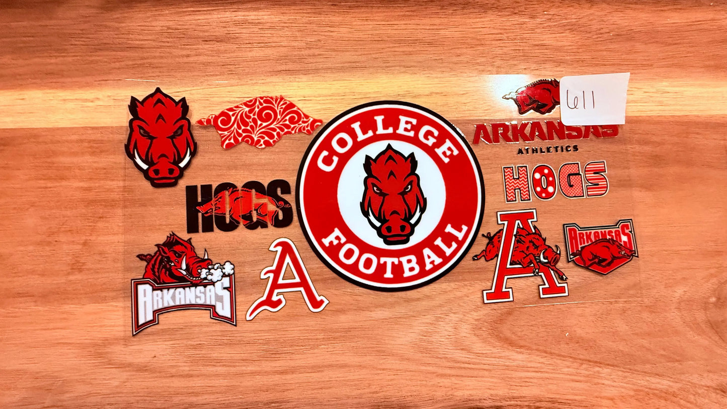 #611 Arkansas Football K's Krafty Barn