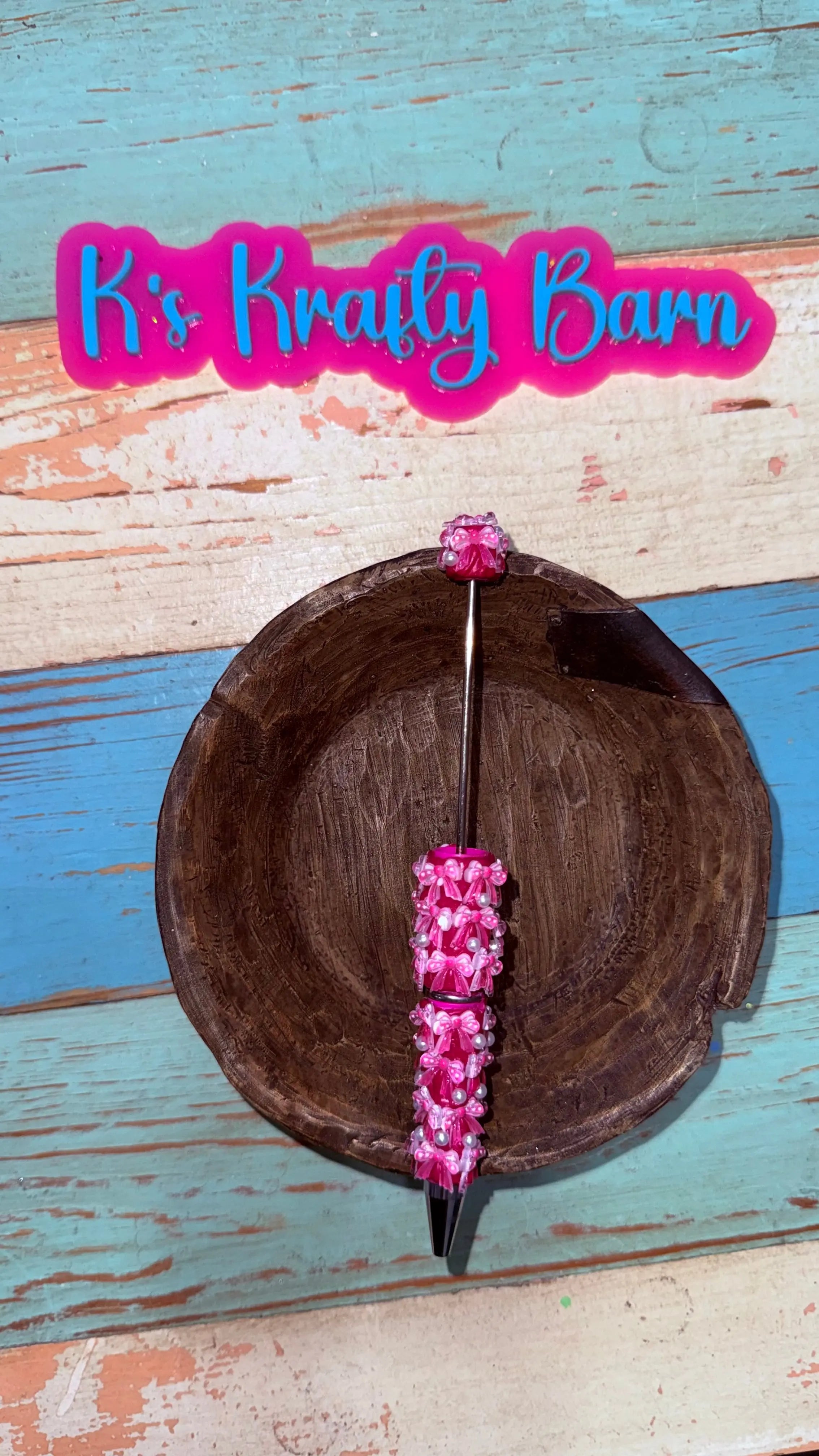 Beadable Pens-Rhinestone Super Blingy “Fancy” K's Krafty Barn