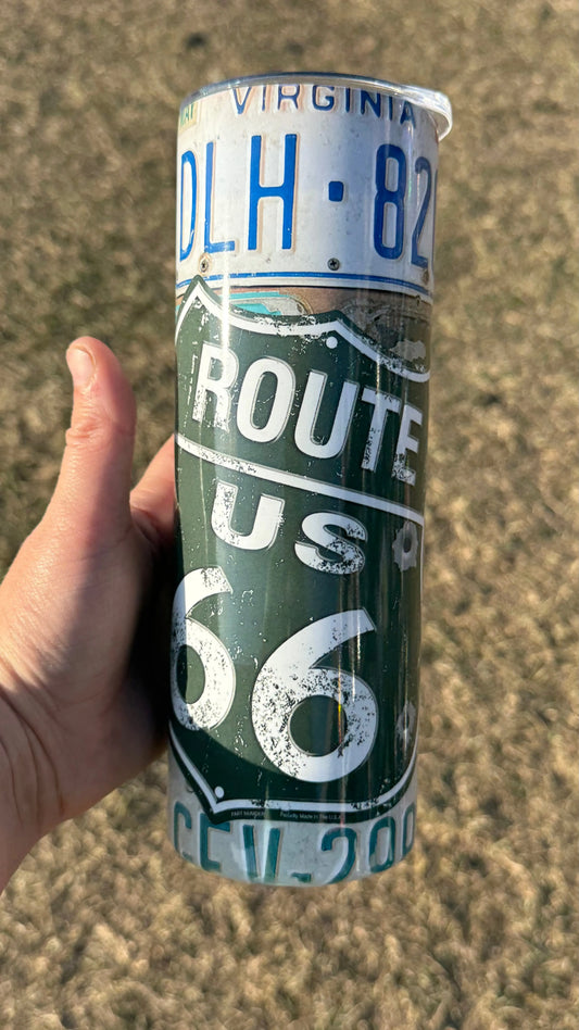 Route 66- 20oz insulated K's Krafty Barn