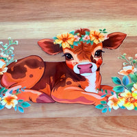 #26 Deer with flowers K's Krafty Barn