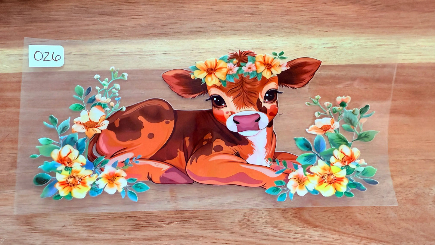 #26 Deer with flowers K's Krafty Barn