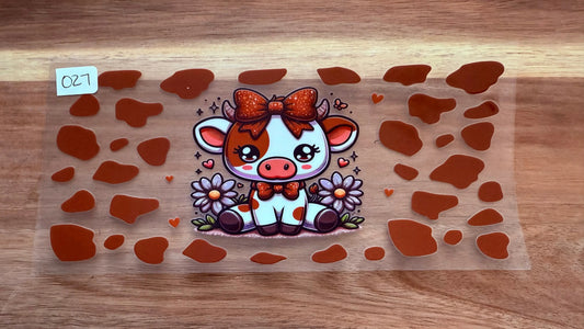 #27 Cow with bow K's Krafty Barn