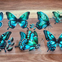 #55 Green butterflies K's Krafty Barn