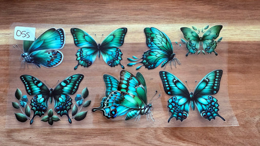 #55 Green butterflies