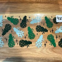 #925 Green Snowmen K's Krafty Barn