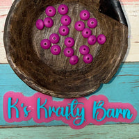 12mm Silicone Lentil spacers for beadable items-20pk K's Krafty Barn