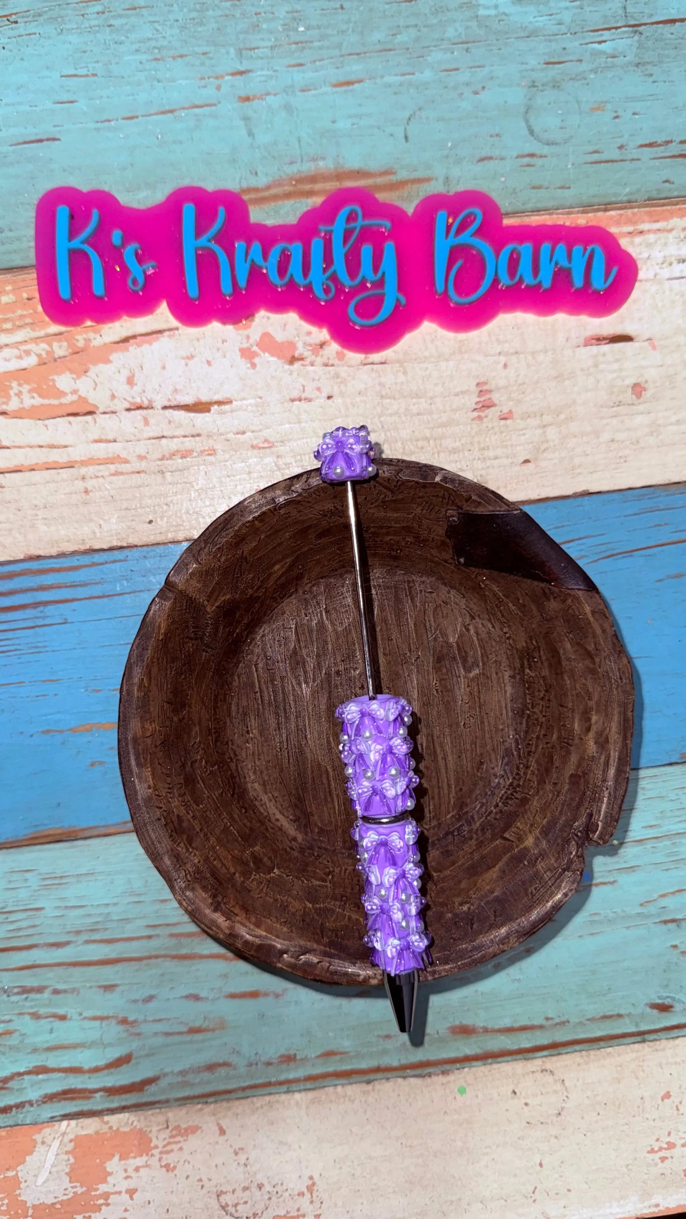 Beadable Pens-Rhinestone Super Blingy “Fancy” K's Krafty Barn