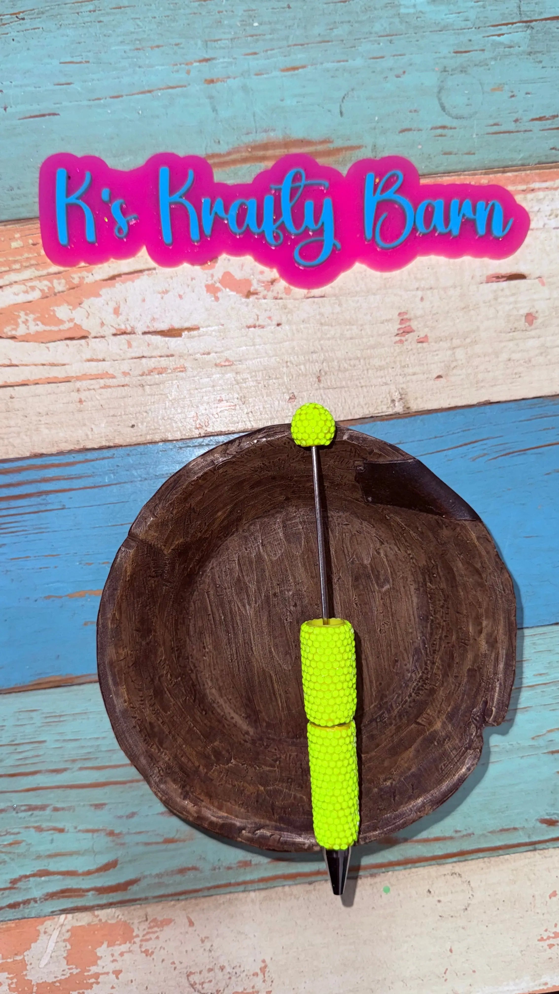 Beadable Pens-Rhinestone Super Blingy “Fancy” K's Krafty Barn
