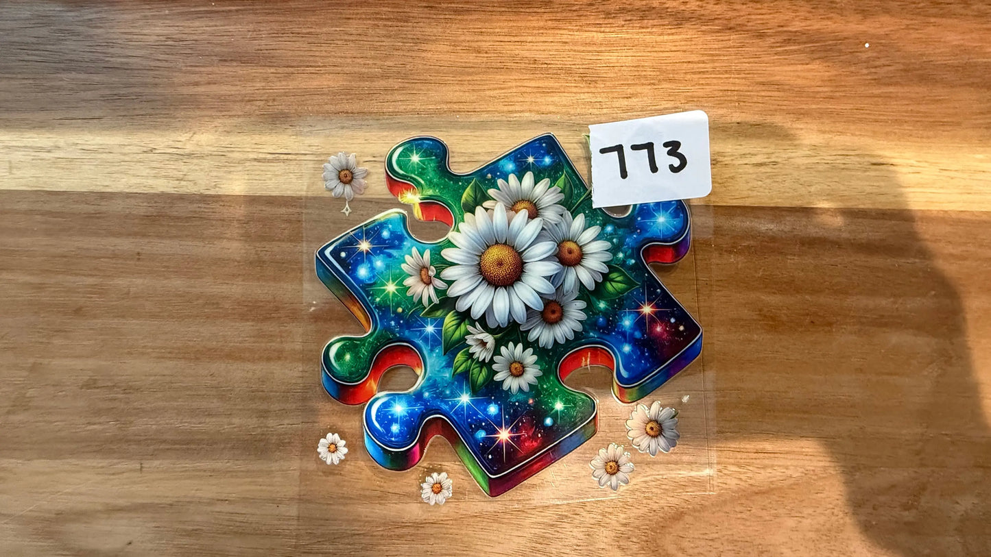 #773 Flower Puzzle K's Krafty Barn