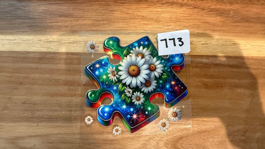 #773 Flower Puzzle K's Krafty Barn