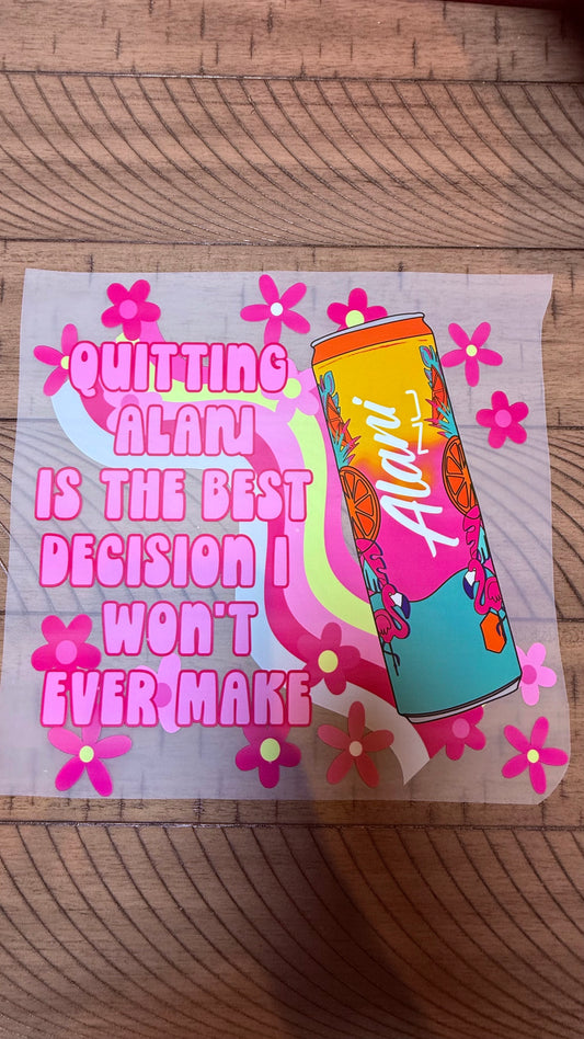 Quitting Alani