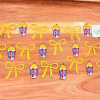 #653 Icee with yellow bows K's Krafty Barn
