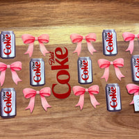 #303 Diet Cola with a pink bow K's Krafty Barn
