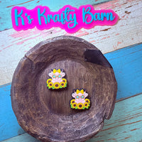 Silicone Focal Bead- Sunflower highland K's Krafty Barn