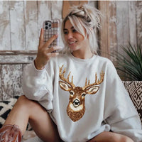 Glittery Deer K's Crafty Vibes Co.